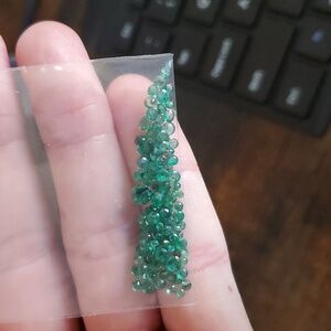Genuine Emeralds Faceted Stones